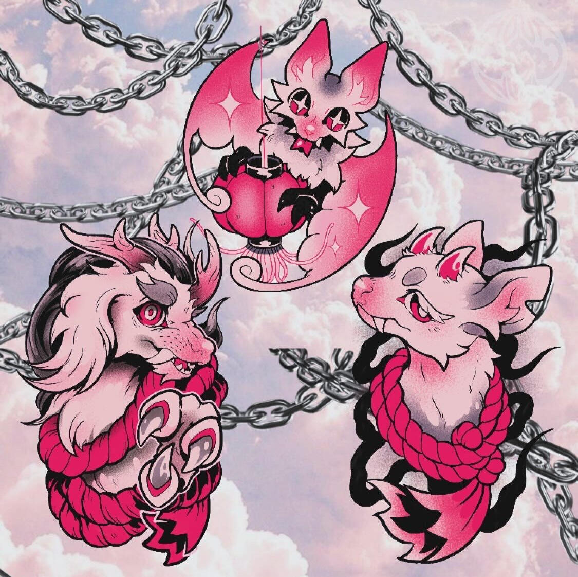 LUCKY RED - $300+ ea