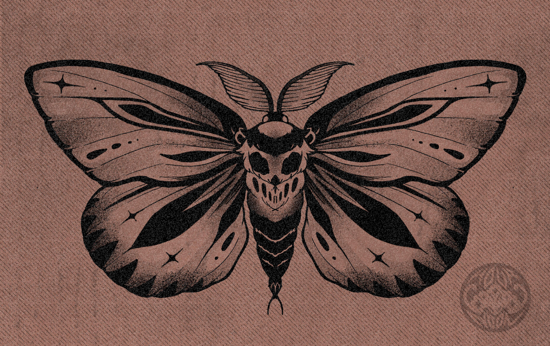 SKULL MOTH - $250+